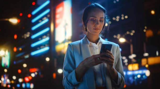 Young Woman Using Smartphone