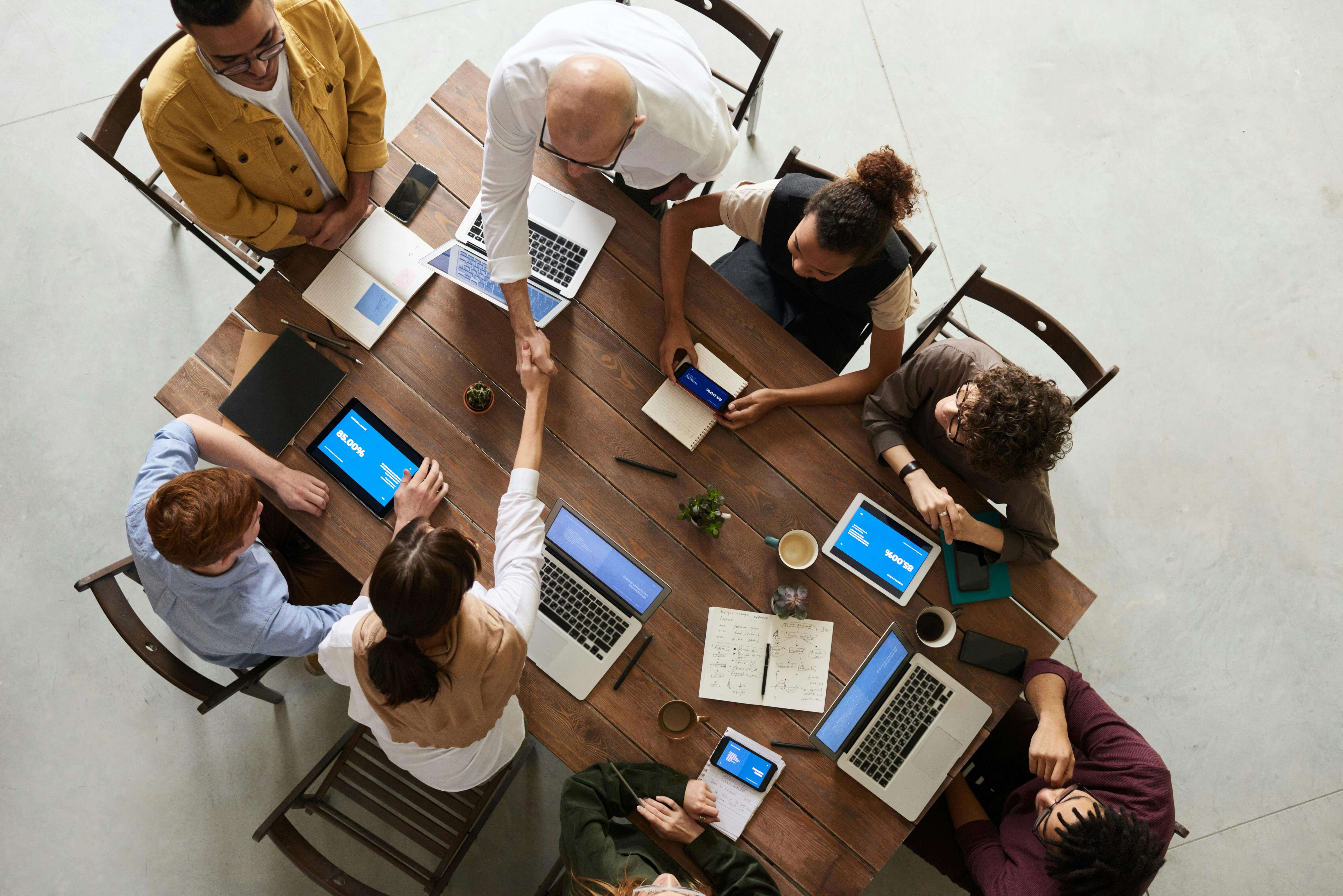 Photo Of People having meeting