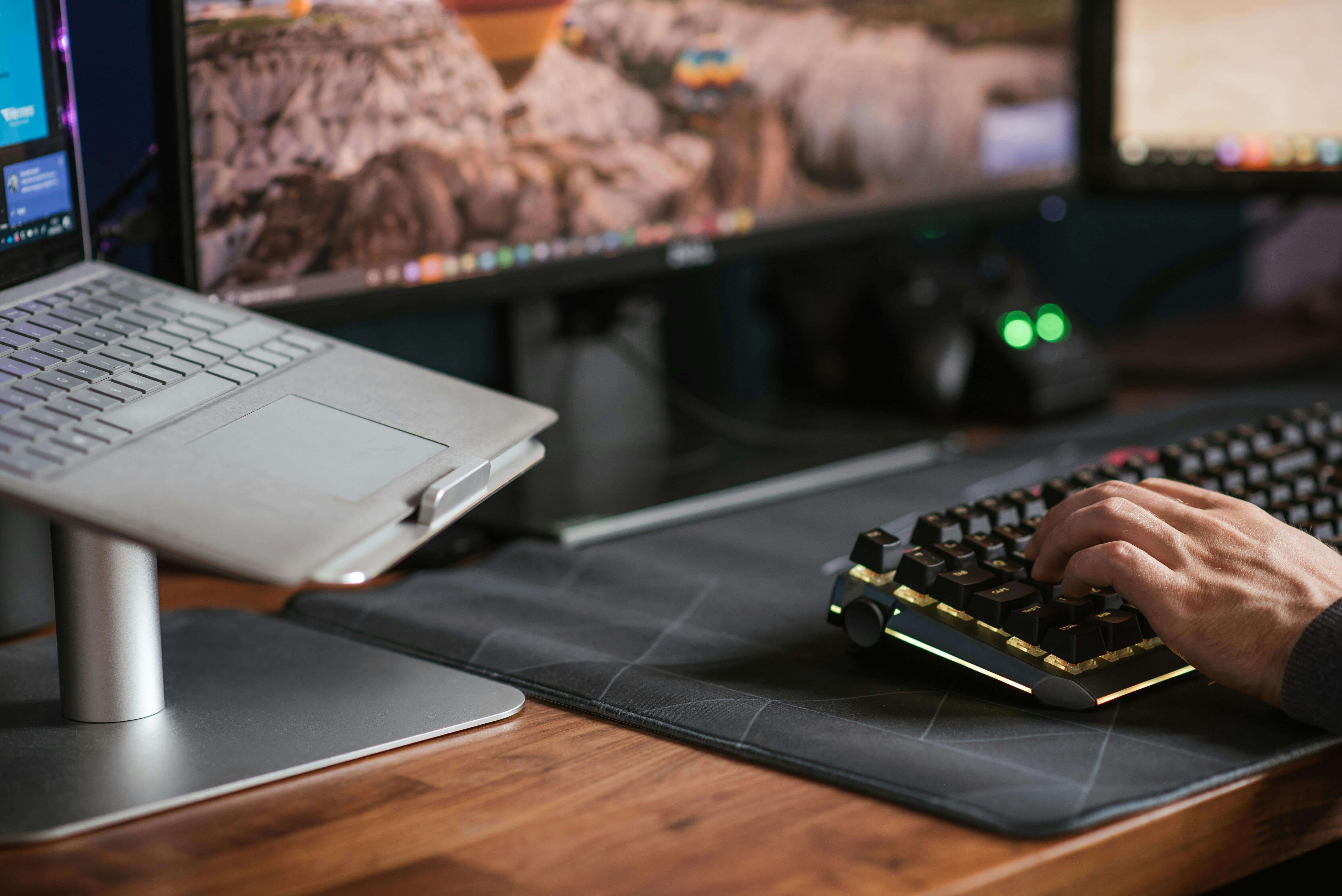 keyboard of modern computer