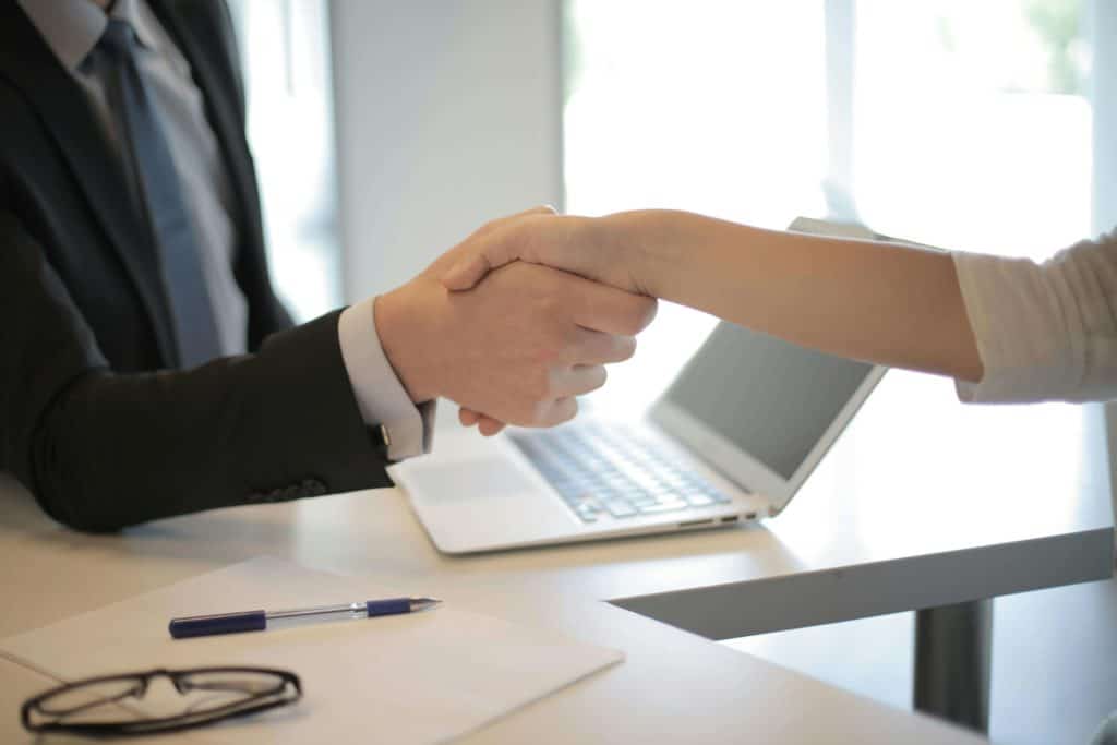 Close Up Shot of a Shake Hands