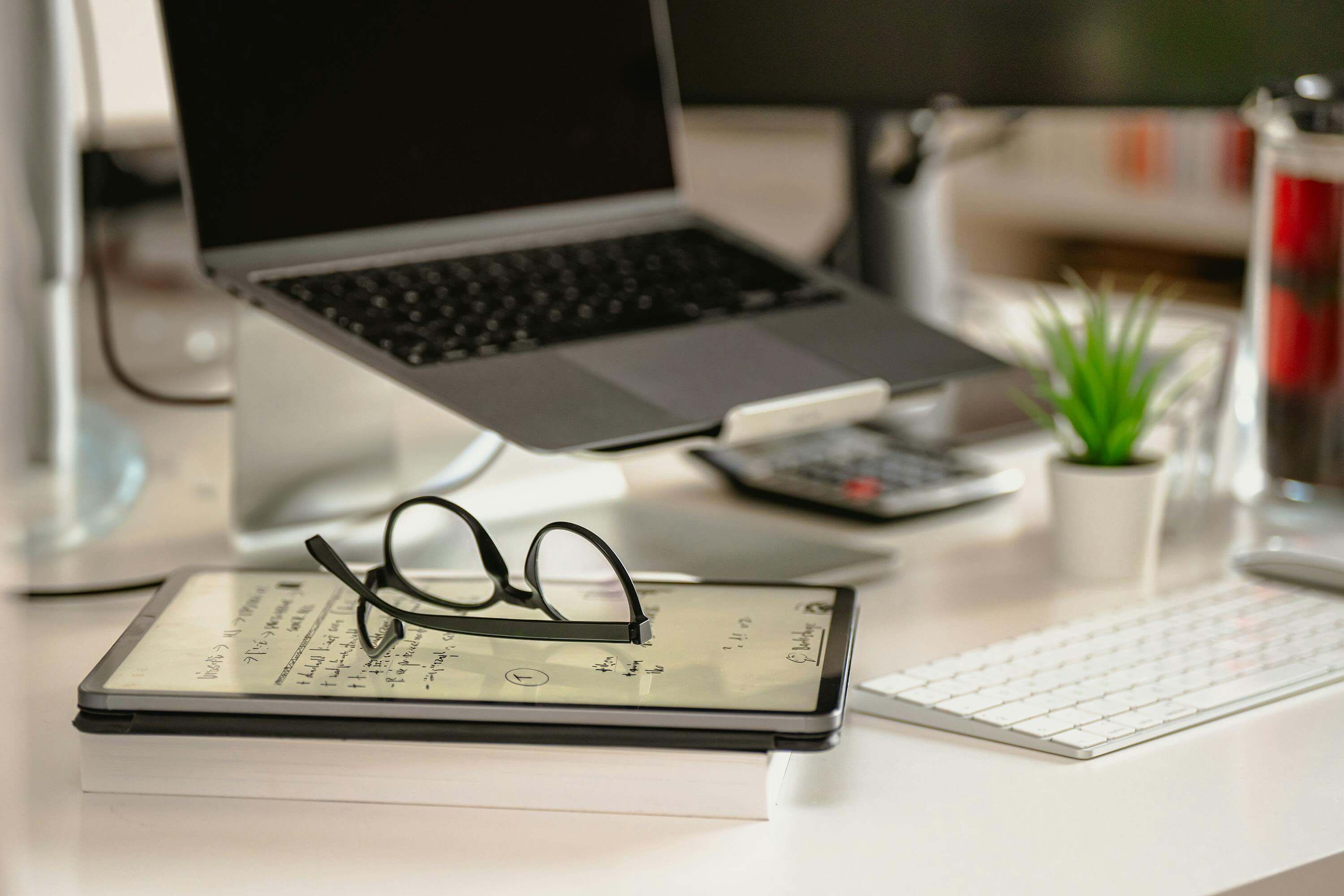 Laptop on the Desk